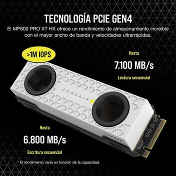 Corsair Hydro X Series XM2 M.2 Bloque Refrigeración Líquida para SSD Corsair Hydro X Series XM2 M.2 Bloque Refrigeración Líquida para SSD