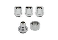 Corsair Hydro X Series XF Compresión 10/13mm ID/OD Pack de 4 Cromo