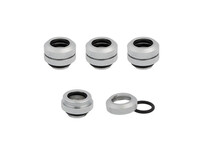 Corsair Hydro X Series XF Hardline 12mm OD Pack de 4 Cromo
