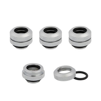 Corsair Hydro X Series XF Hardline 12mm OD Pack de 4 Cromo