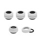 Corsair Hydro X Series XF Hardline 12mm OD Pack de 4 Blanco