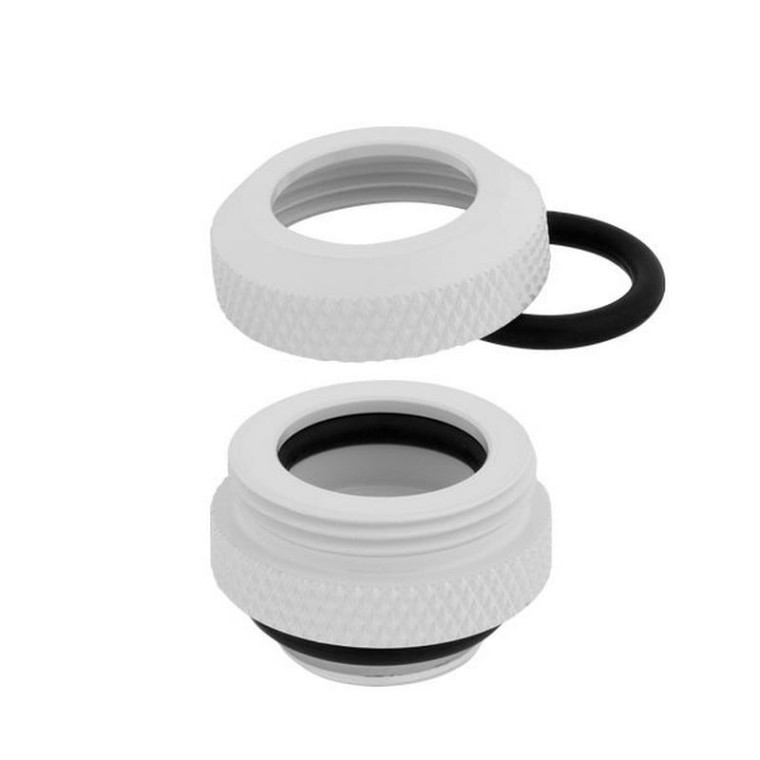 Corsair Hydro X Series XF Hardline 12mm OD Pack de 4 Blanco