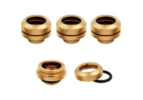 Corsair Conector 14 mm Hydro X Series XF Rígido Pack 4 Unidades Dorado