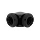 Corsair Hydro X Series XF Hardline 90° 12mm OD Pack de 2 Negro