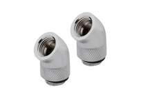 Corsair Hydro X Series 45° Rotary Pack 2 Adaptadores Cromo