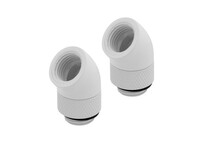 Corsair Hydro X Series 45° Rotary Pack 2 Adaptadores Blanco Corsair Hydro X Series 45° Rotary Pack 2 Adaptadores Blanco