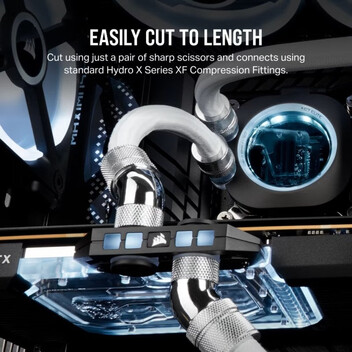 Corsair Hydro X Series XT Softline Mesh Tubing Tubos de Malla Negro Corsair Hydro X Series XT Softline Mesh Tubing Tubos de Malla Negro