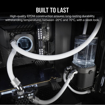 Corsair Hydro X Series XT Softline Mesh Tubing Tubos de Malla Negro Corsair Hydro X Series XT Softline Mesh Tubing Tubos de Malla Negro