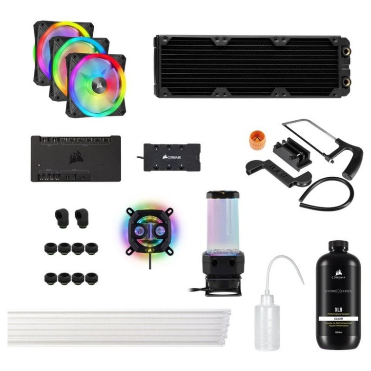 Corsair Hydro X Series iCUE XH305i RGB PRO Kit de Refrigeración Líquida Personalizada Negro