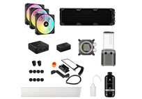 Corsair Hydro X Series iCUE LINK XH405i Kit de Refrigeración Líquida de Tubo Rígido Negra
