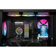 Corsair Hydro X Series iCUE LINK XH405i Kit de Refrigeración Líquida de Tubo Rígido Negra