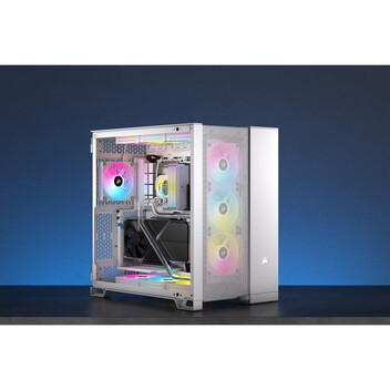 Corsair Hydro X Series iCUE LINK XH405i Kit de Refrigeración Líquida de Tubo Rígido Blanca