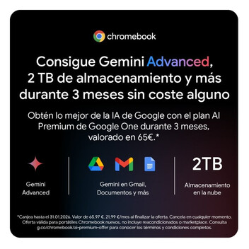 Portátil ASUS Chromebook CX1500CKA-NJ0445 Intel Celeron N4500/8GB/128GB eMMC/15.6"