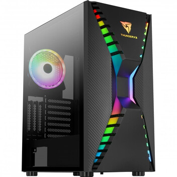 Torre PC Aerocool ThunderX3 CRONUSBK ARGB Cristal Templado USB 3.0
