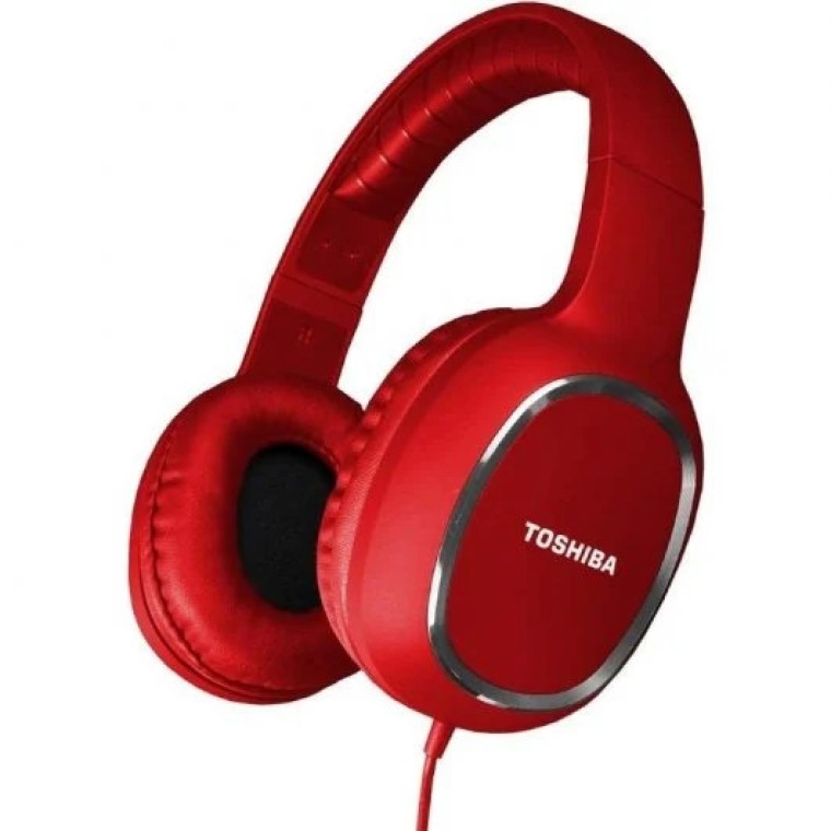 Toshiba D160HR Auriculares con Micrófono Jack 3.5mm Rojos