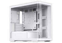 Torre PC Chasis Jonsbo D300 Mid-Tower Blanco, Panel Vidrio Templado 270°, GPU 430mm, 10x120mm Fans