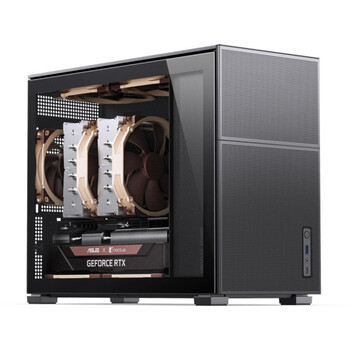 Torre PC Caja PC Jonsbo D31 Mesh Negro Acero Ventana Vidrio Templado Micro ATX/ITX/DTX USB-C