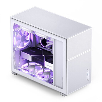 Torre PC Caja PC Jonsbo D31 Mesh Blanco Midi Tower ATX/DTX/ITX/micro ATX Acero Gaming