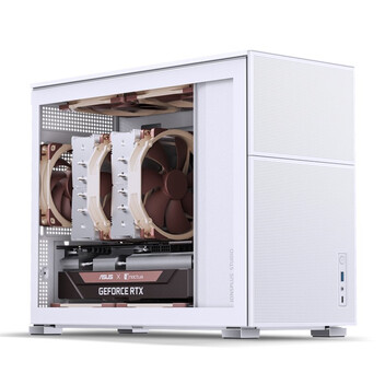 Torre PC Caja PC Jonsbo D31 Mesh Blanco Midi Tower ATX/DTX/ITX/micro ATX Acero Gaming