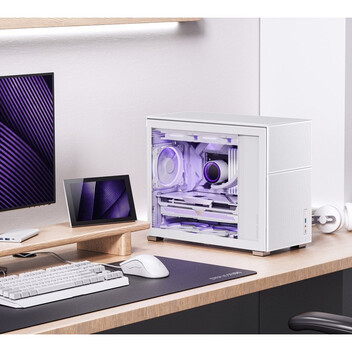 Torre PC Caja PC Jonsbo D31 Mesh Blanco Midi Tower ATX/DTX/ITX/micro ATX Acero Gaming