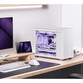 Torre PC Caja PC Jonsbo D31 Mesh Blanco Midi Tower ATX/DTX/ITX/micro ATX Acero Gaming