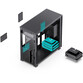 Torre PC Jonsbo D41 STD Cristal Templado USB 3.2 con Pantalla Negra