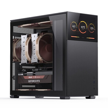 Torre PC Jonsbo D41 STD Cristal Templado USB 3.2 con Pantalla Negra