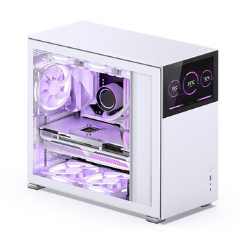 Torre PC Jonsbo D41 STD Cristal Templado USB 3.2 con Pantalla Blanca Torre PC Jonsbo D41 STD Cristal Templado USB 3.2 con Pantalla Blanca