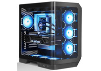 Torre PC Caja PC darkFlash DY570 Black Full Tower Vidrio Curvo 4xARGB ATX