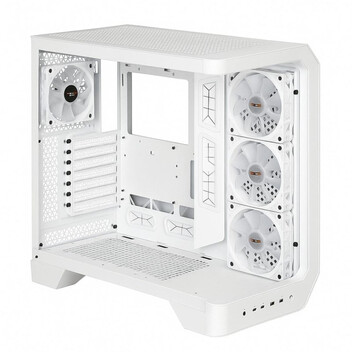 Torre PC Torre darkFlash DY570 White Full Tower cristal curvo doble cámara 4x ARGB
