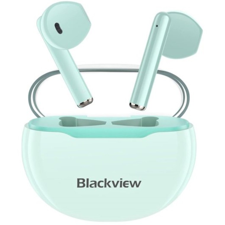 Blackview Airbuds 6 Auriculares Bluetooth con Estuche de Carga Verdes