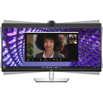 Monitor Dell P Series P3424WEB 34.1" LED IPS UltraWide UltraHD 4K Altura Ajustable Curva USB-C Webca