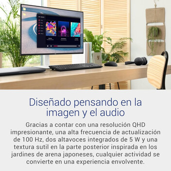 Monitor Dell S2725DS 27" LED IPS QHD 100Hz Altavoces Altura Ajustable