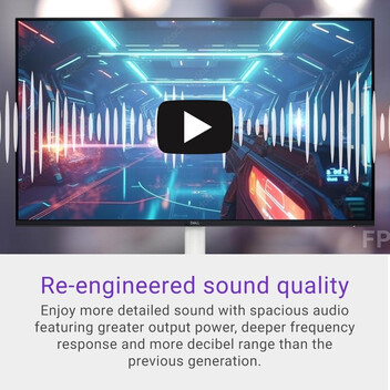 Monitor Dell S2725HS 27" LED IPS FullHD 100Hz Altavoces Altura Ajustable