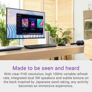 Monitor Dell S2725HS 27" LED IPS FullHD 100Hz Altavoces Altura Ajustable