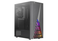 Aerocool Delta Cristal Templado RGB USB 3.0 Negra