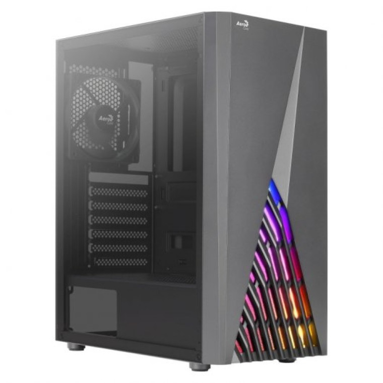 Aerocool Delta Cristal Templado RGB USB 3.0 Negra