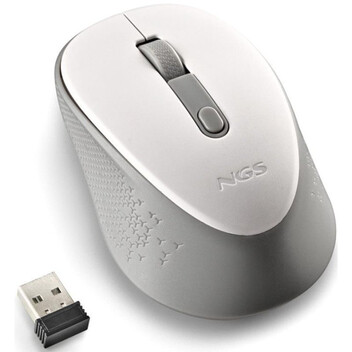 NGS Dew White Ratón Optico Inalámbrico 1600 DPI Blanco NGS Dew White Ratón Optico Inalámbrico 1600 DPI Blanco