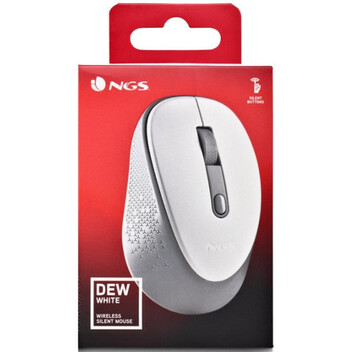 NGS Dew White Ratón Optico Inalámbrico 1600 DPI Blanco NGS Dew White Ratón Optico Inalámbrico 1600 DPI Blanco