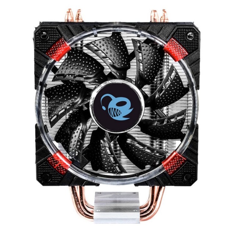 CoolBox Quad Heatpipe Deep Cyclone LED CPU Universal