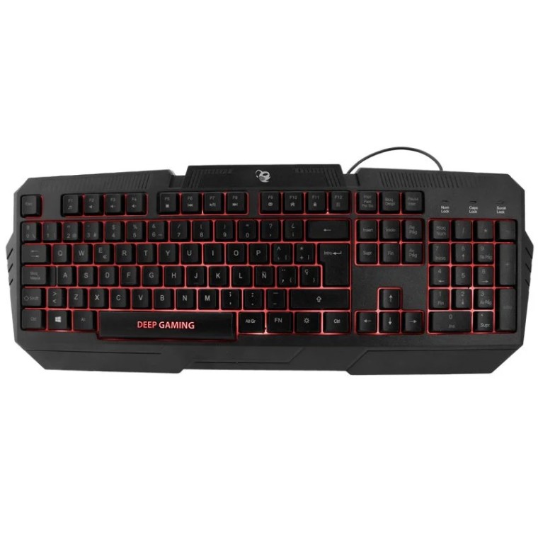 Deep Gaming X-wing 2 Combo Gaming 4 En 1 Auriculares LED + Teclado + Ratón RGB + Alfombrilla