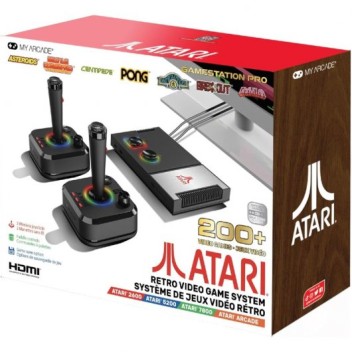 My Arcade Gamestation Pro Atari 200 Games Consola Retro + 2 Mandos My Arcade Gamestation Pro Atari 200 Games Consola Retro + 2 Mandos