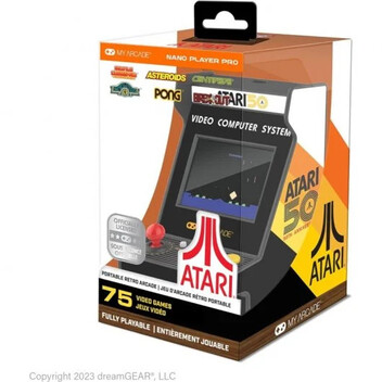 My Arcade Nano Player Atari 75 Games Consola Retro My Arcade Nano Player Atari 75 Games Consola Retro