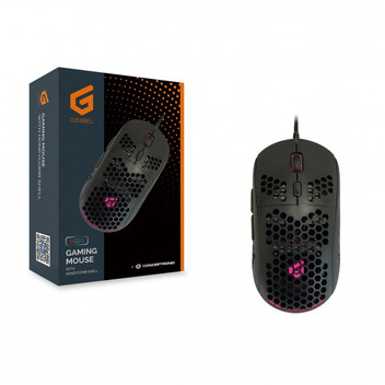 Conceptronic DJEBBEL04B Ratón Gaming 6400DPI Negro