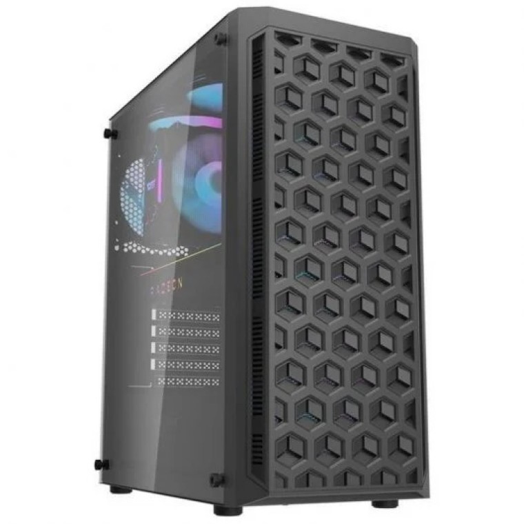 darkFlash DK350 Midi Tower Cristal Templado ARGB USB 3.0 Negra