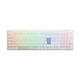 Teclado Ducky One 3 Classic Full-Size Cherry MX Red Hot-Swap RGB PBT Blanco