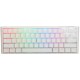 Ducky ONE 3 Classic Mini 60% Pure White Hot-swappable MX-Red RGB PBT Teclado Mecánico