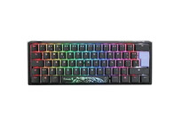 Teclado Ducky One 3 Classic Mini 60% Hot-Swap RGB Cherry MX Silent Red Negro