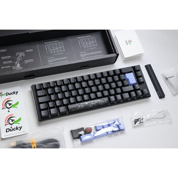 Teclado Ducky One 3 Classic SF 65% Hot-Swap Cherry MX Clear RGB Negro Classic Teclado Ducky One 3 Classic SF 65% Hot-Swap Cherry MX Clear RGB Negro Classic