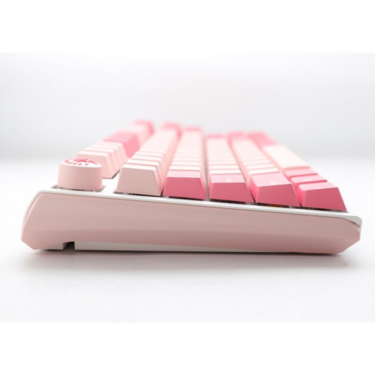 Ducky One 3 TKL Gossamer Pink Teclado Gaming Mecânico Hot-Swappable MX-Silent Red PBT (PT)